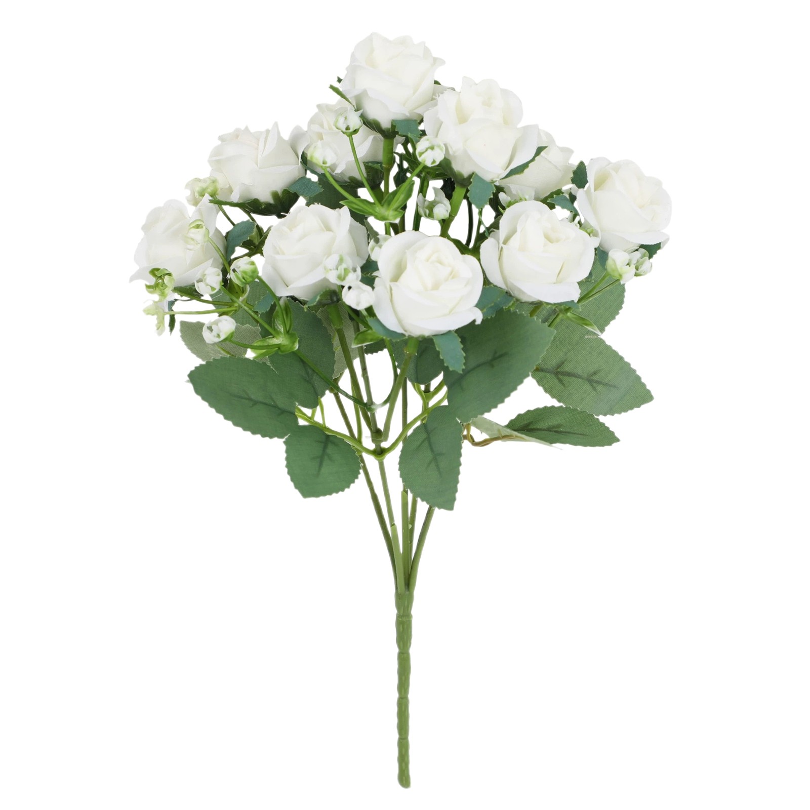 thumbnail image 2 of Arreglo floral de rosas de seda realistas, duraderas para la decoración del hogar y la primavera, 2 of 2